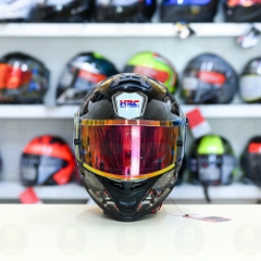 Mũ Fullface ROC 08 Plus 2024 Đen Bóng + Dán Tem Winer Xám FREESHIP