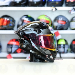 Mũ Fullface ROC 08 Plus 2024 Đen Bóng + Dán Tem Winer Xám FREESHIP