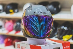 Kính Mũ LS2 OF600 Gương Rainbow Titan FREESHIP