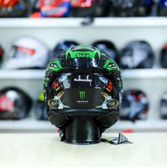 Mũ Fullface LS2 FF808 Stream II Đen Bóng + dán tem Kawasaki