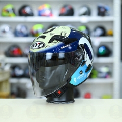 Nón 3/4 2 kính KYT VENOM Mugello - FREESHIP