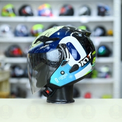 Nón 3/4 2 kính KYT VENOM Mugello - FREESHIP