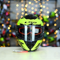 Mũ Fullface LS2 FF800 KPA 2 Kính Đen Vàng Đỏ Drop FREESHIP + Tặng Pinlock