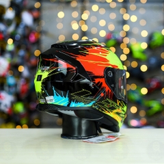 Mũ Fullface LS2 FF800 KPA 2 Kính Đen Vàng Đỏ Drop FREESHIP + Tặng Pinlock