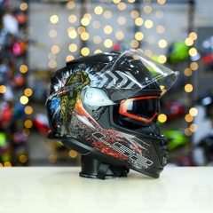 Mũ Fullface LS2 FF800 KPA 2 Kính Commando FREESHIP + Tặng Pinlock -