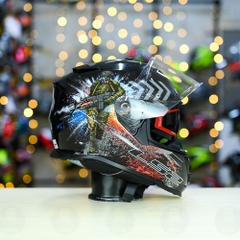 Mũ Fullface LS2 FF800 KPA 2 Kính Commando FREESHIP + Tặng Pinlock -