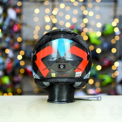 Mũ Fullface LS2 FF800 KPA 2 Kính Đen Đỏ Xám Bóng Sprinter FREESHIP + Tặng Pinlock