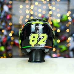 Mũ Fullface LS2 FF800 KPA 2 Kính Vàng Xám Đen Bóng Nepa FREESHIP + Tặng Pinlock