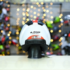 Mũ 3/4 LS2 OF600 COPTER Trắng Đỏ Bóng Urbane FREESHIP
