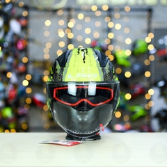 Mũ 3/4 LS2 OF600 COPTER Đen Vàng Claw FREESHIP