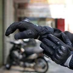 Găng Tay Suomy 06 Chống Nước Giữ Ấm Dài Đen