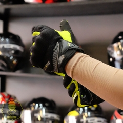 Găng Tay Suomy 09 Dài Đen Xanh Vàng FREESHIP