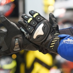 Găng Tay Vemar VE-177 Da Titanium Đen Xanh FREESHIP