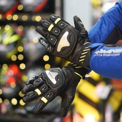 Găng Tay Vemar VE-177 Da Titanium Đen Xanh FREESHIP