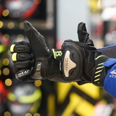 Găng Tay Vemar VE-177 Da Titanium Đen Xanh FREESHIP