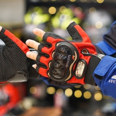 Găng Tay Probiker Ngắn Đỏ