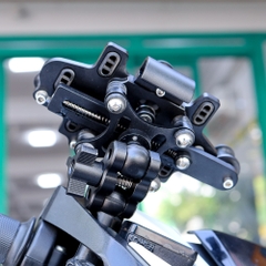 Giá Đỡ Điện Thoại Xe Máy Hợp Kim Nhôm Khung Điều Hướng 360 Chống Sốc Freeship