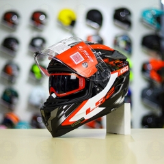 Mũ Fullface LS2 FF327 Challenger GP Đen Đỏ Trắng FREESHIP