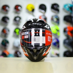 Mũ Fullface LS2 FF327 Challenger GP Đen Đỏ Trắng FREESHIP