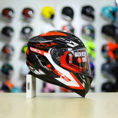 Mũ Fullface LS2 FF327 Challenger GP Đen Đỏ Trắng FREESHIP