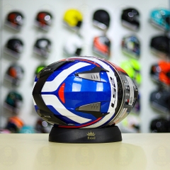 Mũ Fullface LS2 FF327 Challenger FUSION Xanh Đỏ FREESHIP