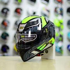 Mũ Fullface ROC 05 K3SV LIQUEFY Xanh Bóng FREESHIP