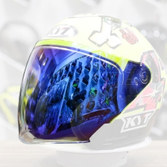 Kính KYT NFJ Revo Xanh Nhạt - Freeship