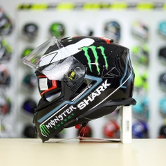 Mũ Fullface LS2 FF800 Đen Bóng + Dán Tem Decal SHARK PRO LORENZO FREESHIP