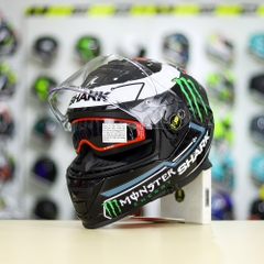 Mũ Fullface LS2 FF800 Đen Bóng + Dán Tem Decal SHARK PRO LORENZO FREESHIP