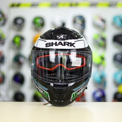 Mũ Fullface LS2 FF800 Đen Bóng + Dán Tem Decal SHARK PRO LORENZO FREESHIP