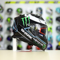 Mũ Fullface LS2 FF800 Đen Bóng + Dán Tem Decal SHARK PRO LORENZO FREESHIP