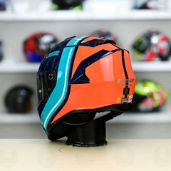 Mũ Fullface LS2 FF800 KPA 2 Kính Tím Xanh Cam Bóng FREESHIP + Tặng Pinlock