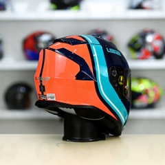 Mũ Fullface LS2 FF800 KPA 2 Kính Tím Xanh Cam Bóng FREESHIP + Tặng Pinlock