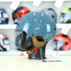 Mũ 1/2 kính âm Royal M239 Xanh Xi Măng FREESHIP