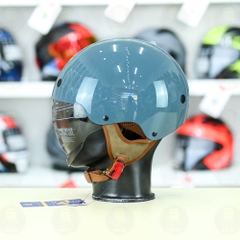 Mũ 1/2 kính âm Royal M239 Xanh Xi Măng FREESHIP