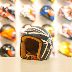 Mũ 3/4 Bulldog Heli Fiber Glass EMO FREESHIP