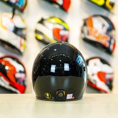 Mũ 3/4 ROYAL M20C Ruby Đen Bóng FREESHIP