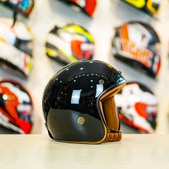 Mũ 3/4 ROYAL M20C Ruby Đen Bóng FREESHIP