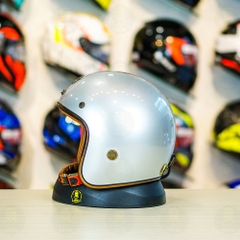 Mũ 3/4 ROYAL M20C Ruby Bạc Bóng FREESHIP