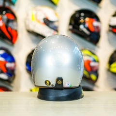 Mũ 3/4 ROYAL M20C Ruby Bạc Bóng FREESHIP