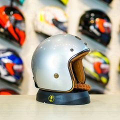 Mũ 3/4 ROYAL M20C Ruby Bạc Bóng FREESHIP