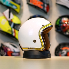 Mũ 3/4 ROYAL M20C Ruby Trắng V5 FREESHIP