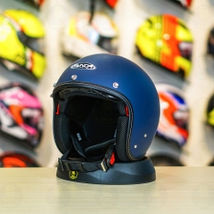 Mũ 3/4 Sunda 388 Xanh Dương Nhám Kính Âm FREESHIP