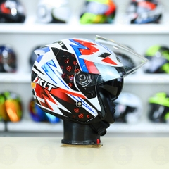 Nón 3/4 2 kính KLT Kasma Dragon Boy FREESHIP