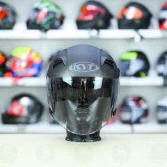 Nón 3/4 2 kính KYT VENOM Titanium - FREESHIP