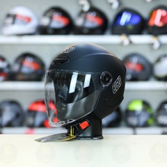 Mũ 3/4 EGO E31 Đen Nhám Gọn Nhẹ FREESHIP