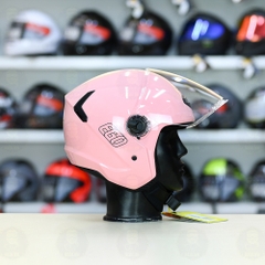 Mũ 3/4 EGO E31 Hồng Bóng Gọn Nhẹ FREESHIP