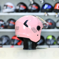 Mũ 3/4 EGO E31 Hồng Bóng Gọn Nhẹ FREESHIP