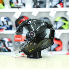 Mũ 3/4 LS2 OF603 INFINITY Xám Xước Bóng Fiberglass FREESHIP