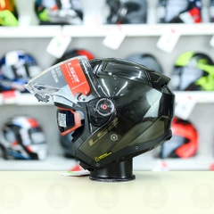 Mũ 3/4 LS2 OF603 INFINITY Xám Xước Bóng Fiberglass FREESHIP